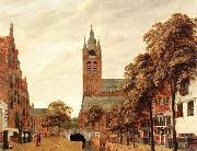 HEYDEN, Jan van der View of Delft oil painting on canvas